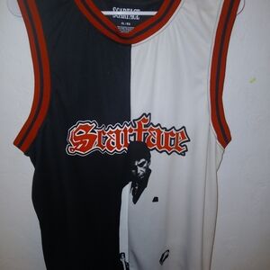 Scarface Black and White Men's Jersey
